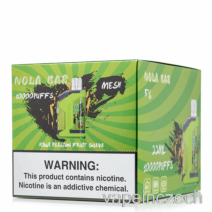 [10-balení] So Soul Nola Bar 10000 Jednorázový Vape Bez Nikotinu